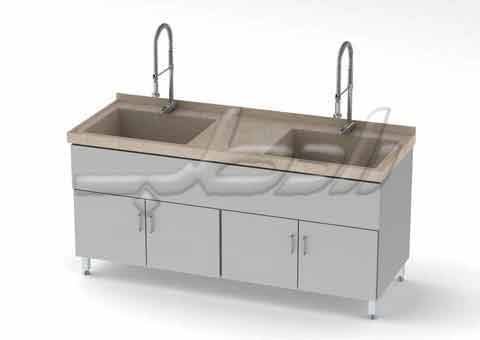 Corian Sink (Double-Basin) PSK37